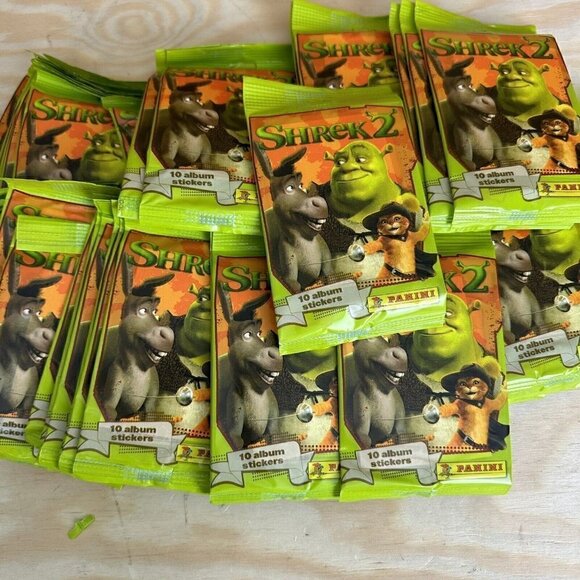 Panini Shrek 2 Sticker Album 48 Packs New Sealed - Picture 1 of 3